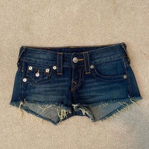 True Religion denim shorts